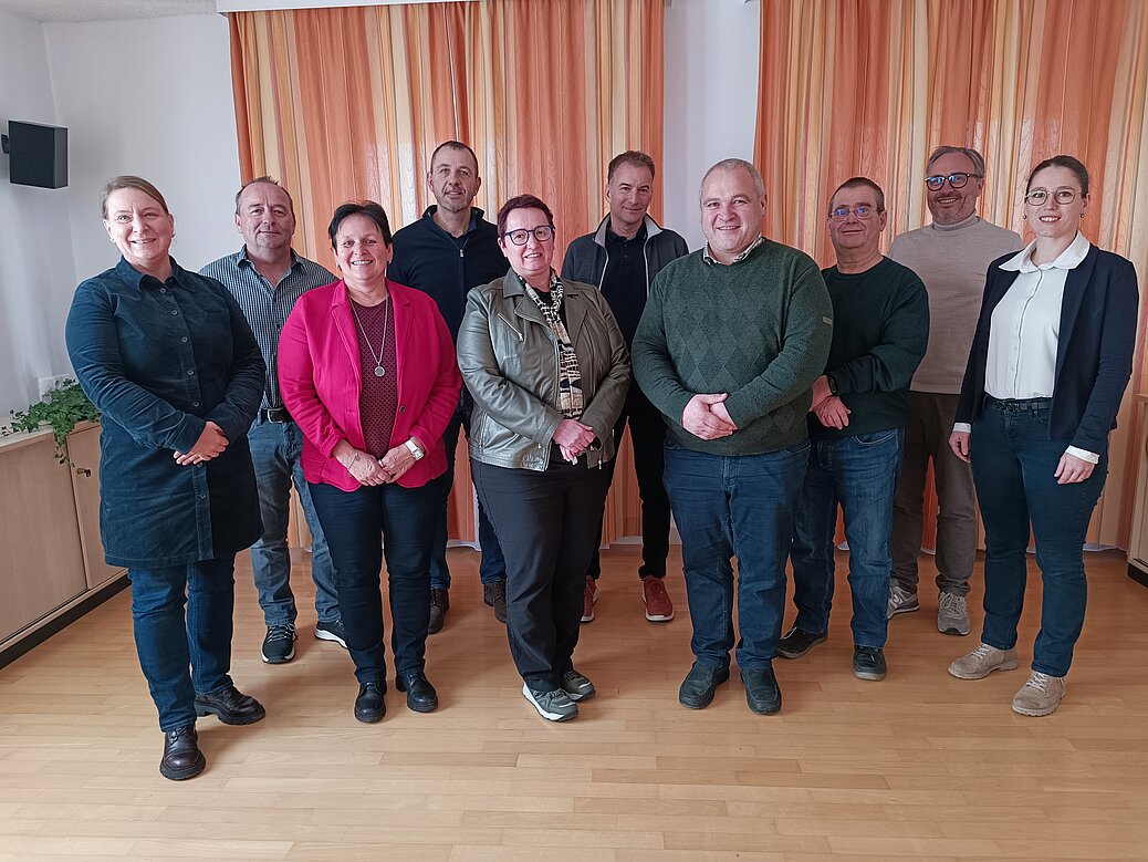 Regionsvertreter:innen aus Reichenthal, Reichenau und Schenkenfelden, LAG Geschäftsführerin, Regionalmanagerin RMOÖ und die beauftragten Experten. © Marktgemeinde Reichenthal