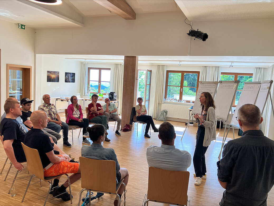 Gemeinsam wurde beim Bürgerrat in St. Stefan-Afiesl an der Zukunft des Ortes getüftelt.